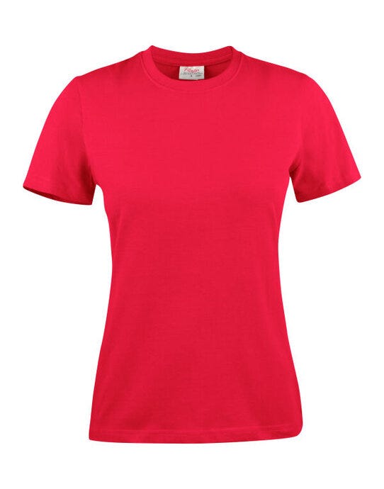 Printer Essentials PE2264028 Printer Ladies Light T-Shirt - Red