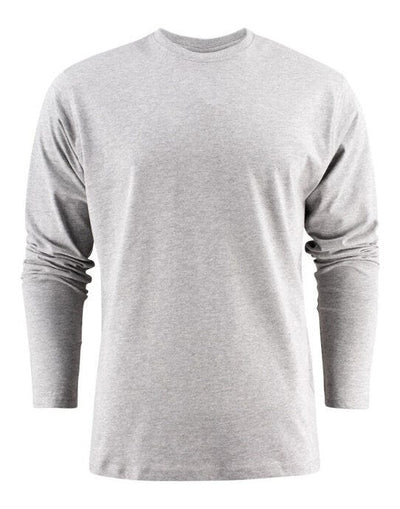 Printer Essentials PE2264034 Unisex Heavier Pro LS - Grey Melange