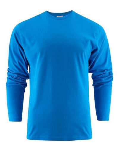 Printer Essentials PE2264034 Unisex Heavier Pro LS - Ocean Blue