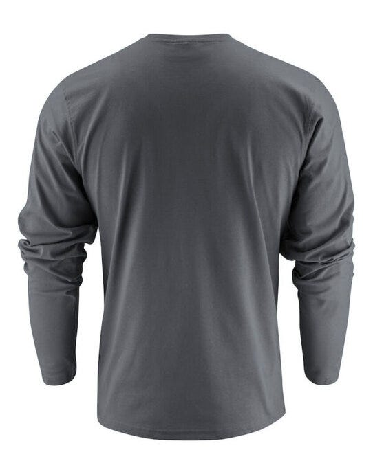 Printer Essentials PE2264034 Unisex Heavier Pro LS - Steel Grey