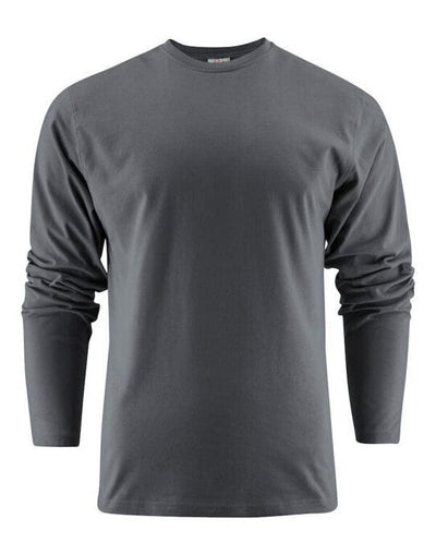 Printer Essentials PE2264034 Unisex Heavier Pro LS - Steel Grey