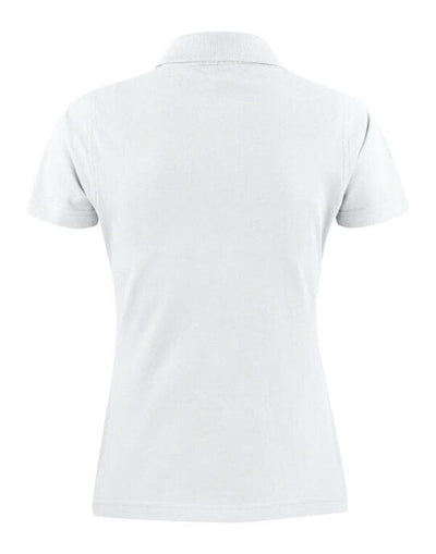 Printer Essentials PE2265009 Printer Ladies Pique Surf Polo - White