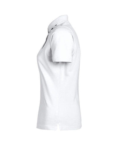 Printer Essentials PE2265009 Printer Ladies Pique Surf Polo - White