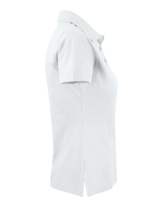 Printer Essentials PE2265009 Printer Ladies Pique Surf Polo - White