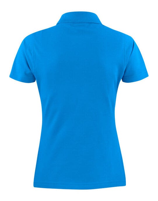 Printer Essentials PE2265009 Printer Ladies Pique Surf Polo - Ocean Blue
