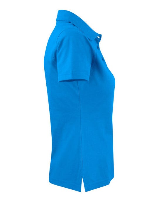 Printer Essentials PE2265009 Printer Ladies Pique Surf Polo - Ocean Blue
