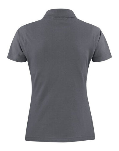 Printer Essentials PE2265009 Printer Ladies Pique Surf Polo - Steel Grey