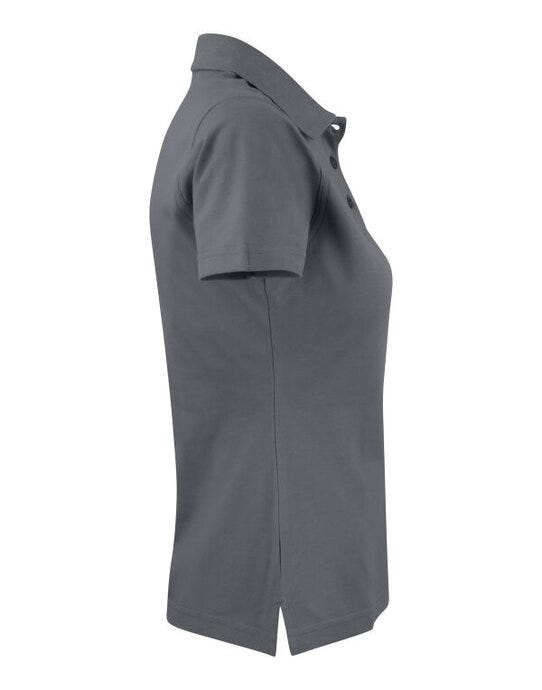 Printer Essentials PE2265009 Printer Ladies Pique Surf Polo - Steel Grey