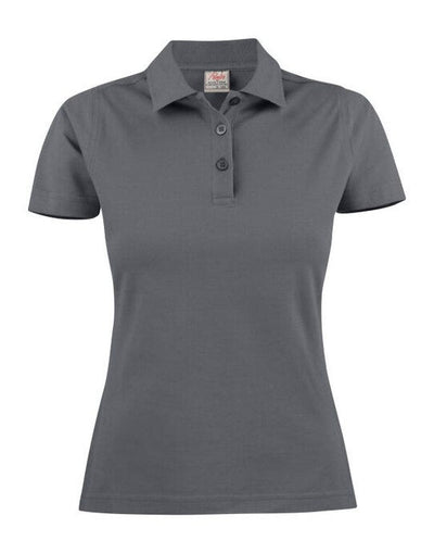 Printer Essentials PE2265009 Printer Ladies Pique Surf Polo - Steel Grey