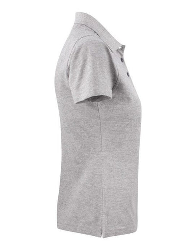 Printer Essentials PE2265009 Printer Ladies Pique Surf Polo - Grey Melange