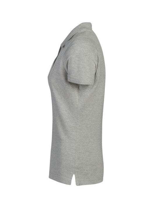Printer Essentials PE2265009 Printer Ladies Pique Surf Polo - Grey Melange