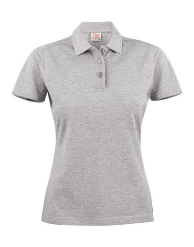 Printer Essentials PE2265009 Printer Ladies Pique Surf Polo - Grey