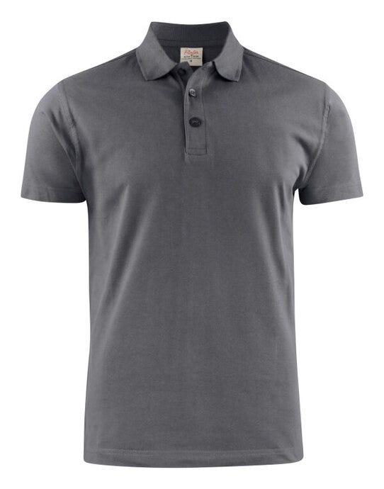 Printer Essentials PE2265016 Printer Mens Surf RSX Pique Polo - Steel Grey