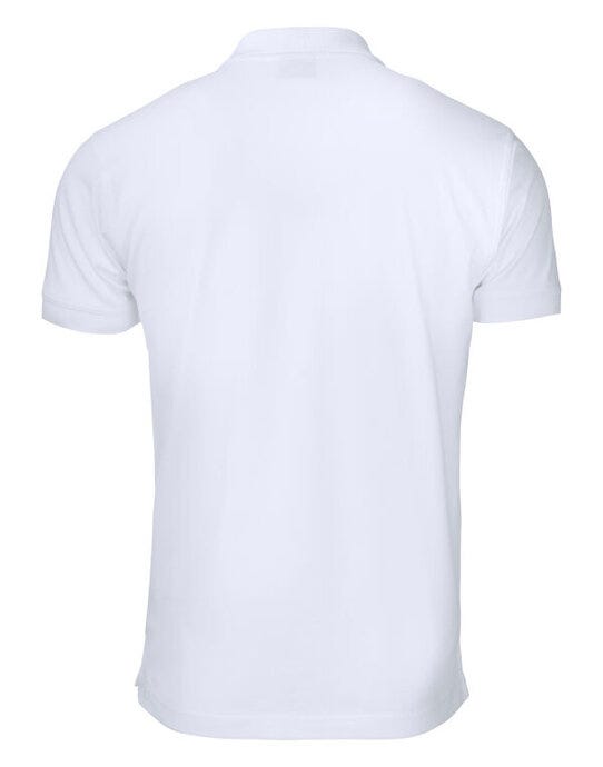 Printer Essentials PE2265019 Printer Mens Surf Pro RSX Pique Polo - White