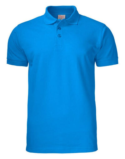 Printer Essentials PE2265019 Printer Mens Surf Pro RSX Pique Polo - Ocean Blue