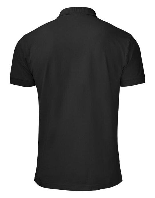 Printer Essentials PE2265019 Printer Mens Surf Pro RSX Pique Polo - Black