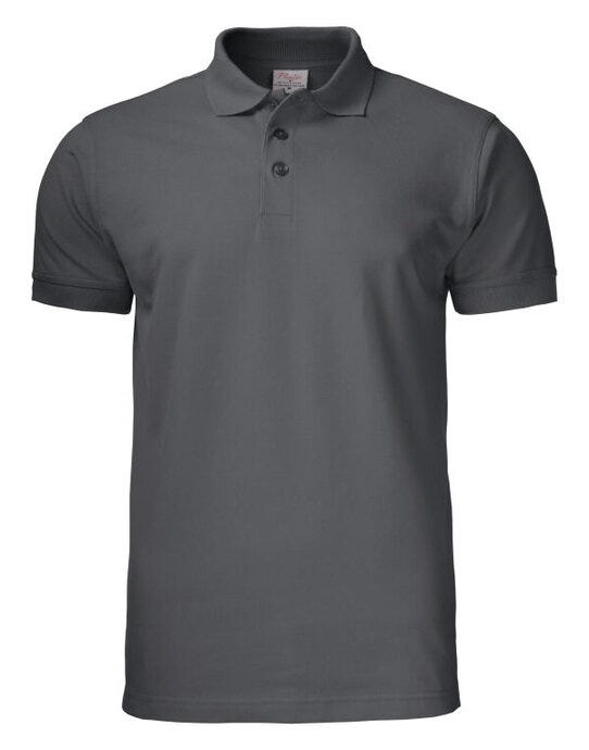 Printer Essentials PE2265019 Printer Mens Surf Pro RSX Pique Polo - Steel Grey