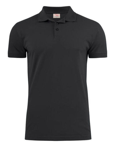 Printer Essentials PE2265020 Printer Mens Surf Stretch Polo - Black