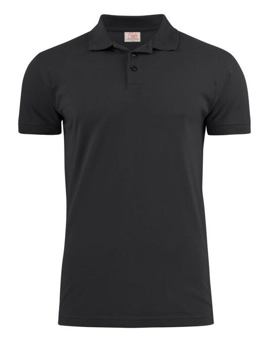 Printer Essentials PE2265020 Printer Mens Surf Stretch Polo - Black