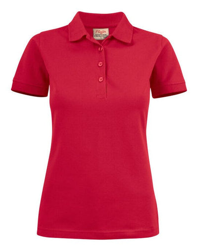 Printer Essentials PE2265021 Printer Ladies Surf Stretch Polo - Red