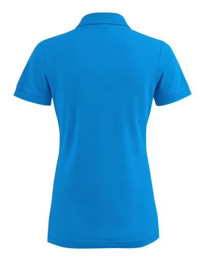 Printer Essentials PE2265021 Printer Ladies Surf Stretch Polo - Ocean Blue