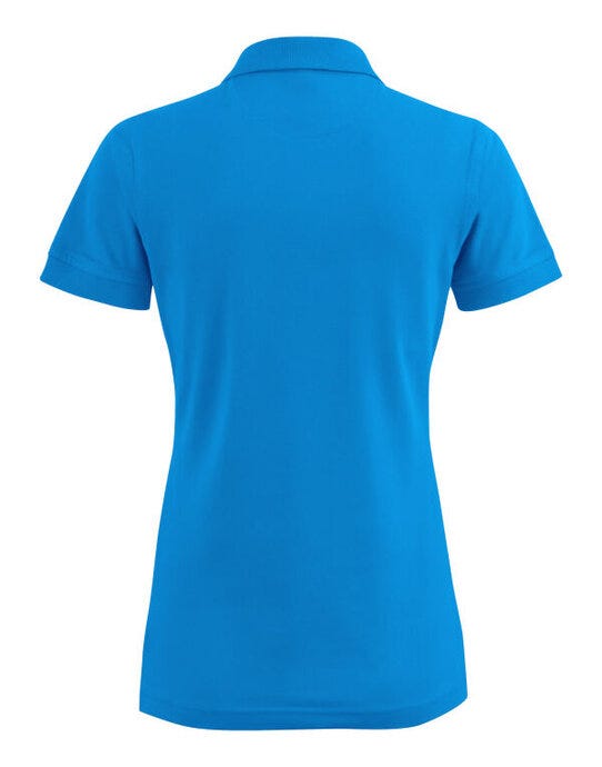 Printer Essentials PE2265021 Printer Ladies Surf Stretch Polo - Ocean Blue