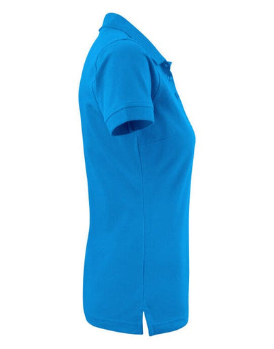 Printer Essentials PE2265021 Printer Ladies Surf Stretch Polo - Ocean Blue