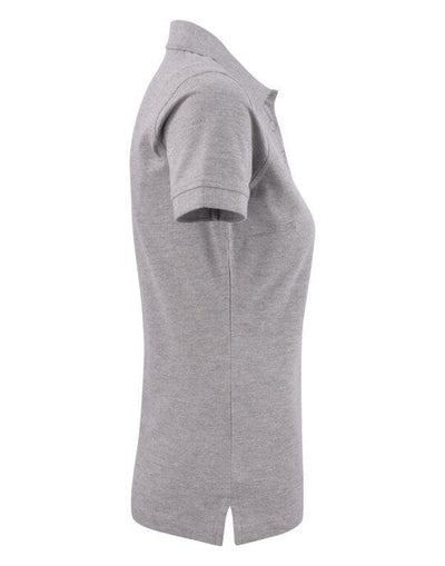 Printer Essentials PE2265021 Printer Ladies Surf Stretch Polo - Grey Melange