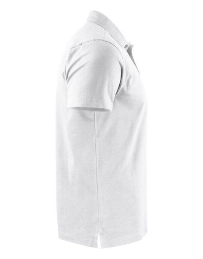 Printer Essentials PE2265022 Printer Mens Surf Light RSX Polo - White