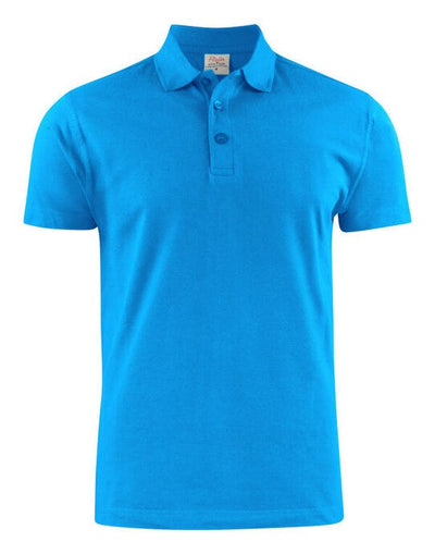 Printer Essentials PE2265022 Printer Mens Surf Light RSX Polo - Ocean Blue
