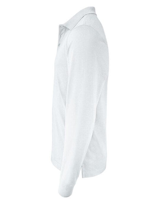 Printer Essentials PE2265026 Printer Mens Surf Pro LS Polo - White