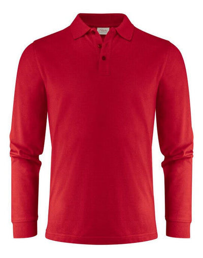 Printer Essentials PE2265026 Printer Mens Surf Pro LS Polo - Red