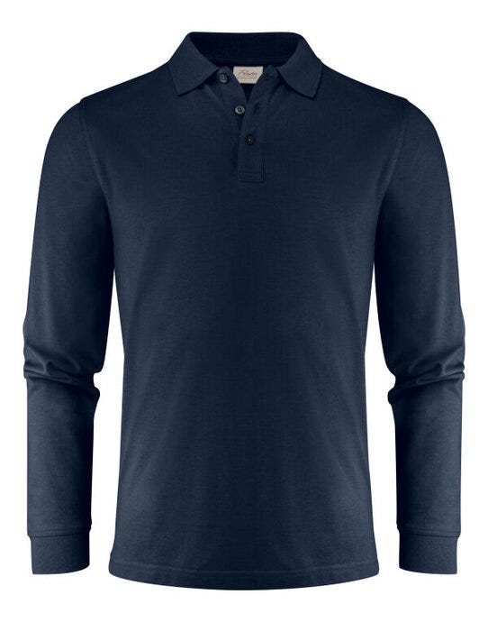 Printer Essentials PE2265026 Printer Mens Surf Pro LS Polo - Navy