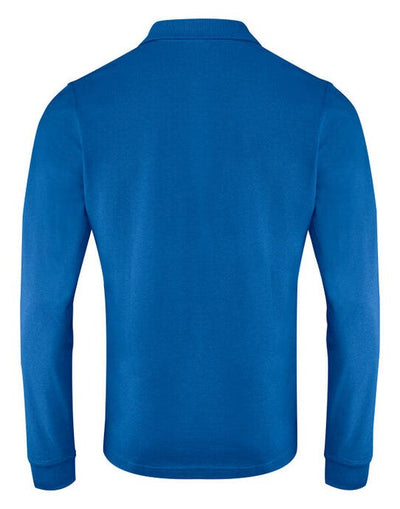 Printer Essentials PE2265026 Printer Mens Surf Pro LS Polo - Ocean Blue