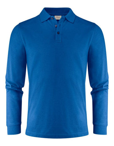 Printer Essentials PE2265026 Printer Mens Surf Pro LS Polo - Ocean Blue