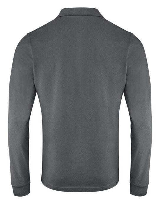 Printer Essentials PE2265026 Printer Mens Surf Pro LS Polo - Steel Grey