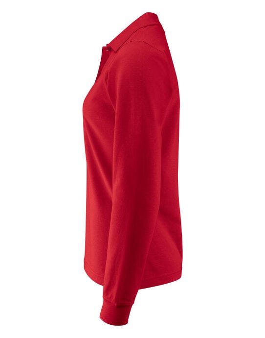 Printer Essentials PE2265027 Printer Ladies Surf Pro LS Polo - Red