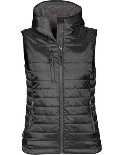 Stormtech PFV-2W Lady Gravity ThermalBodywarmer - Black/Charcoal