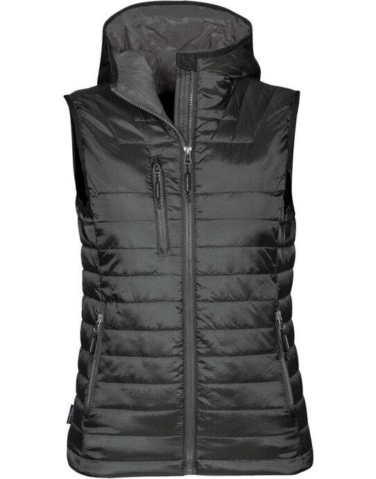 Stormtech PFV-2W Lady Gravity ThermalBodywarmer - Black/Charcoal