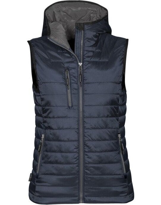 Stormtech PFV-2W Lady Gravity ThermalBodywarmer - Navy/Charcoal