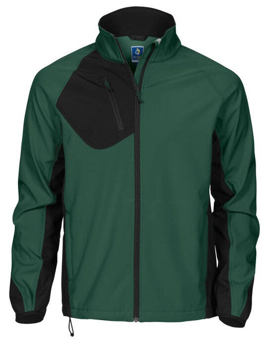 ProJob Workwear PJ642422 ProJob Prio 2422 Softshell Jacket - Forest Green