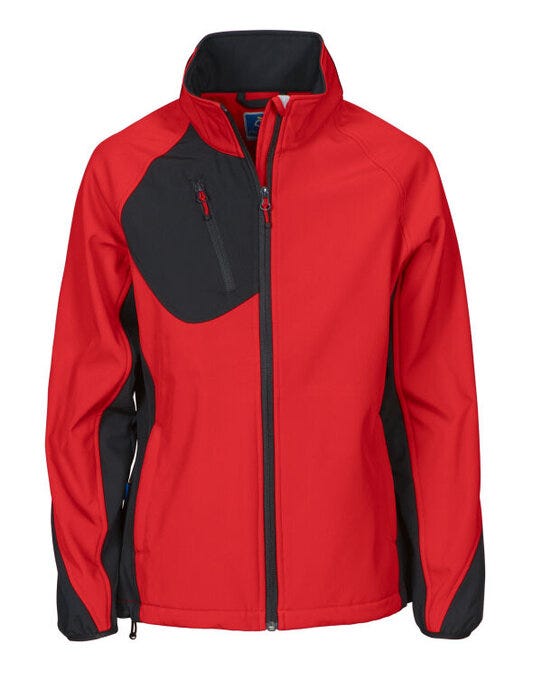 ProJob Workwear PJ642423 ProJob Prio 2423 Ladies Softshell Jkt - Red