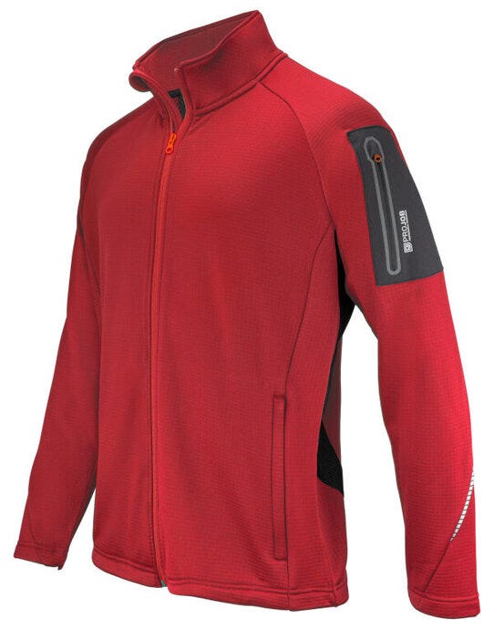 ProJob Workwear PJ643319 ProJob 3319 Microfleece Jacket - Red