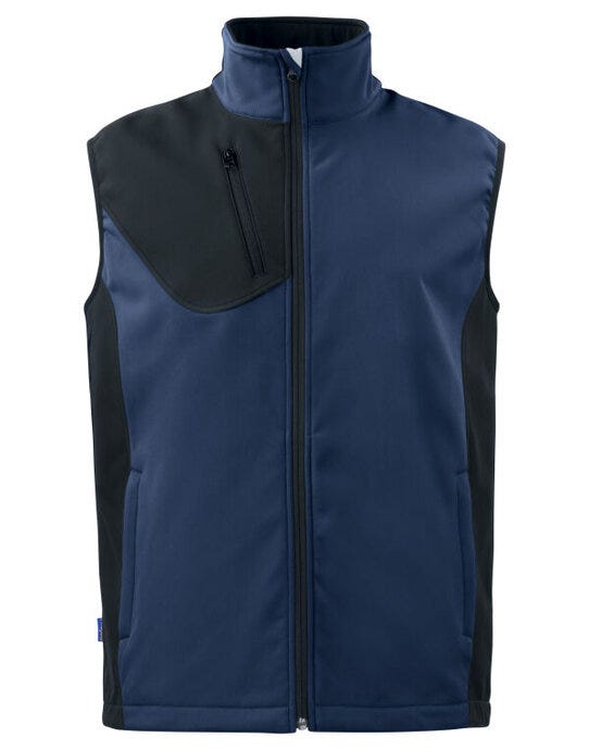 ProJob Workwear PJ643702 ProJob Prio 3702 Softshell Vest - Navy