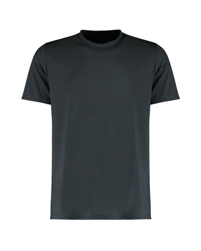 Kustom Kit KK555 Cooltex Performance T-Shirt - Graphite flat garment view