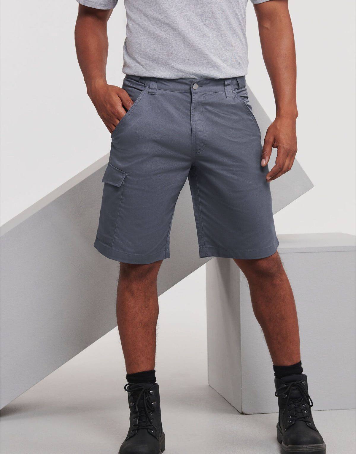Russell Athletic 002M Russell Polycotton Twill Shorts