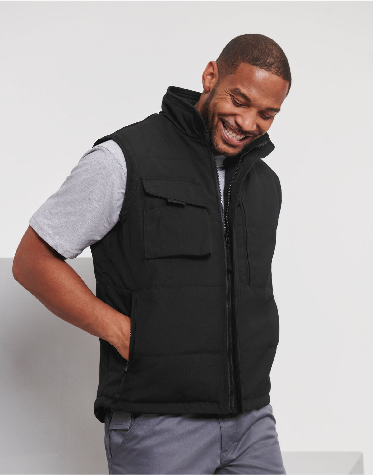 Russell Athletic 014M Russell Heavy Duty Workwear Gilet