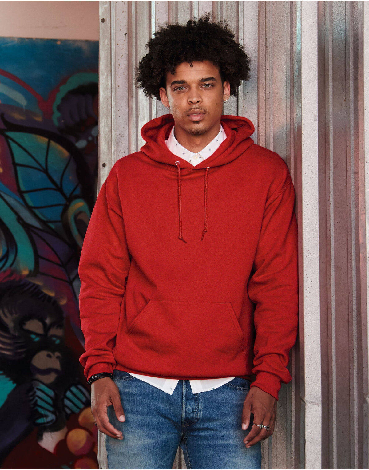 Product image of Jerzees 0S996M0 NuBlend® Hooded Sweatshirt