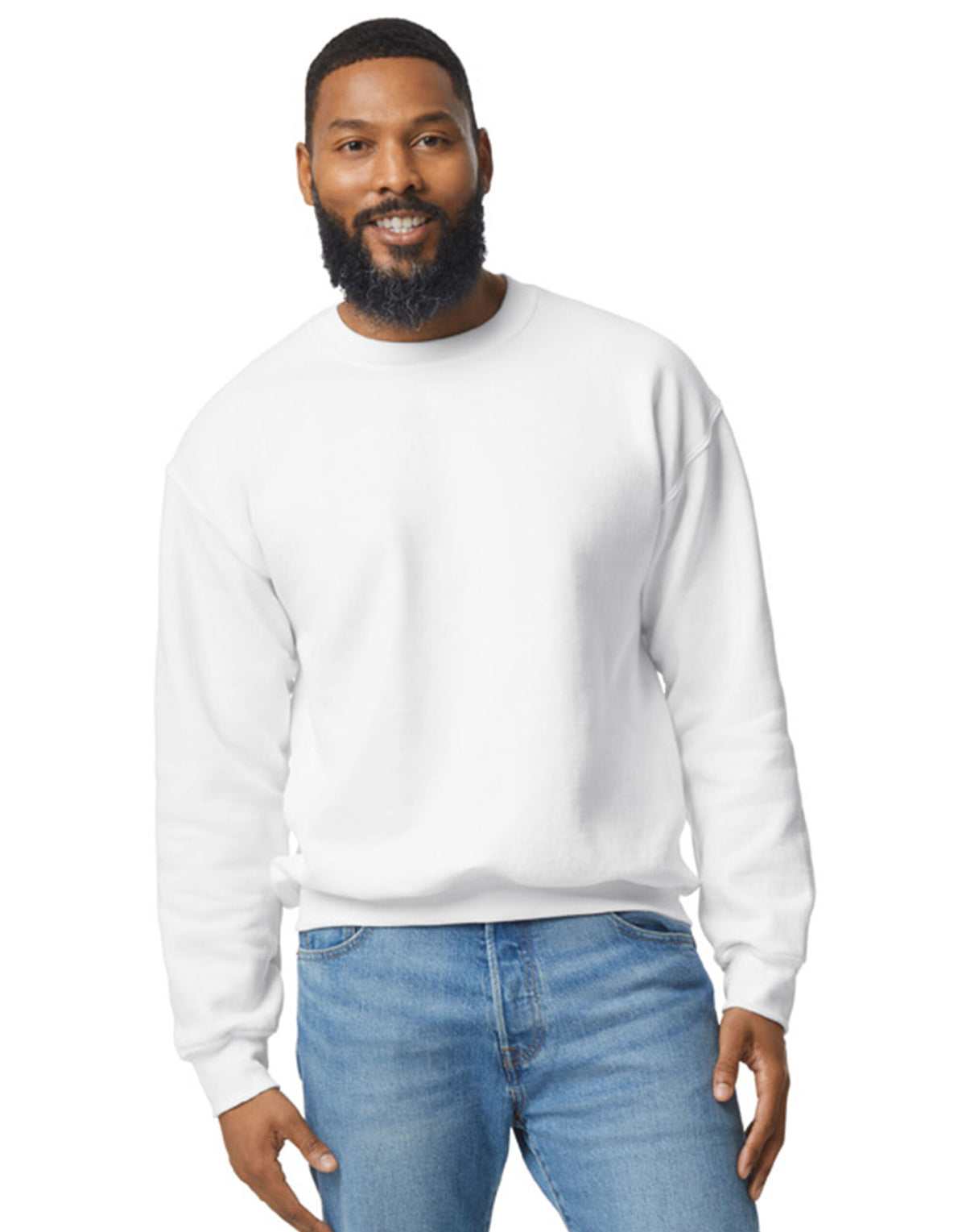 Product image of Gildan 12000 DryBlend Adult Crew Sweatshirt
