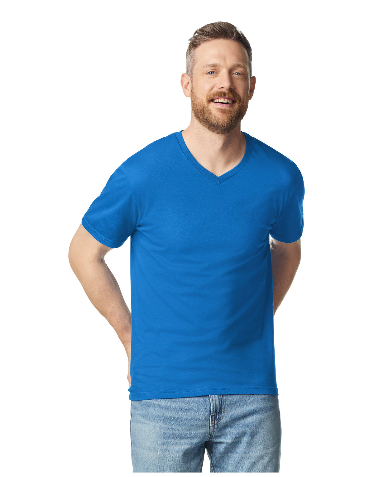 Product image of Gildan 64V00 Softstyle Adult V-Neck T-Shirt